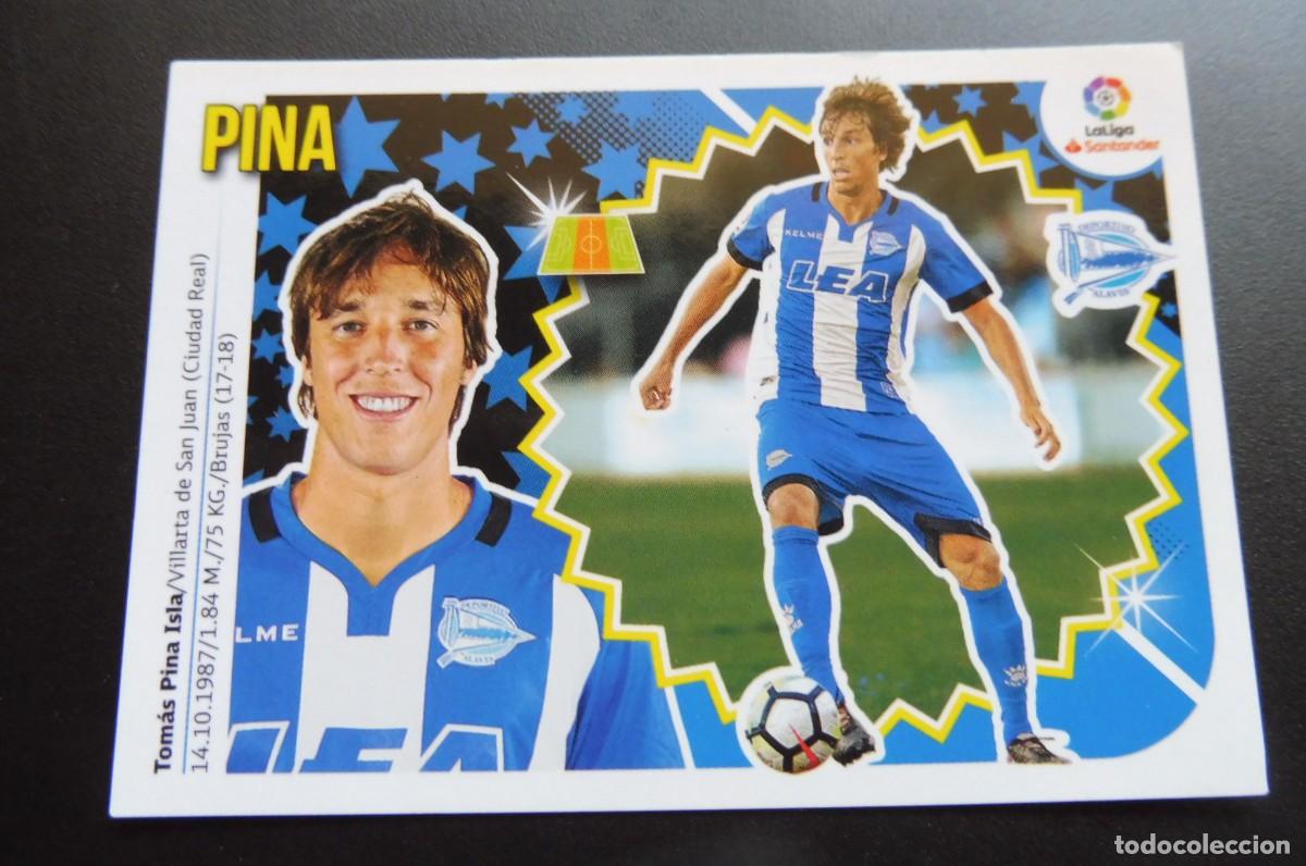 Fu&szlig;ball-Sticker: CROMOS PANINI - LIGA SANTANDER 2018/19 ESTE - CD. ALAVES - N&Uacute;M 9 A - PINA