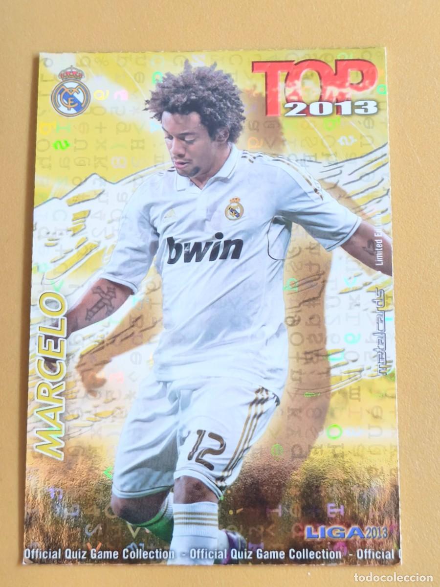 Fu&szlig;ball-Sticker: marcelo, 2013 top mundicromo edicion limitada. letras