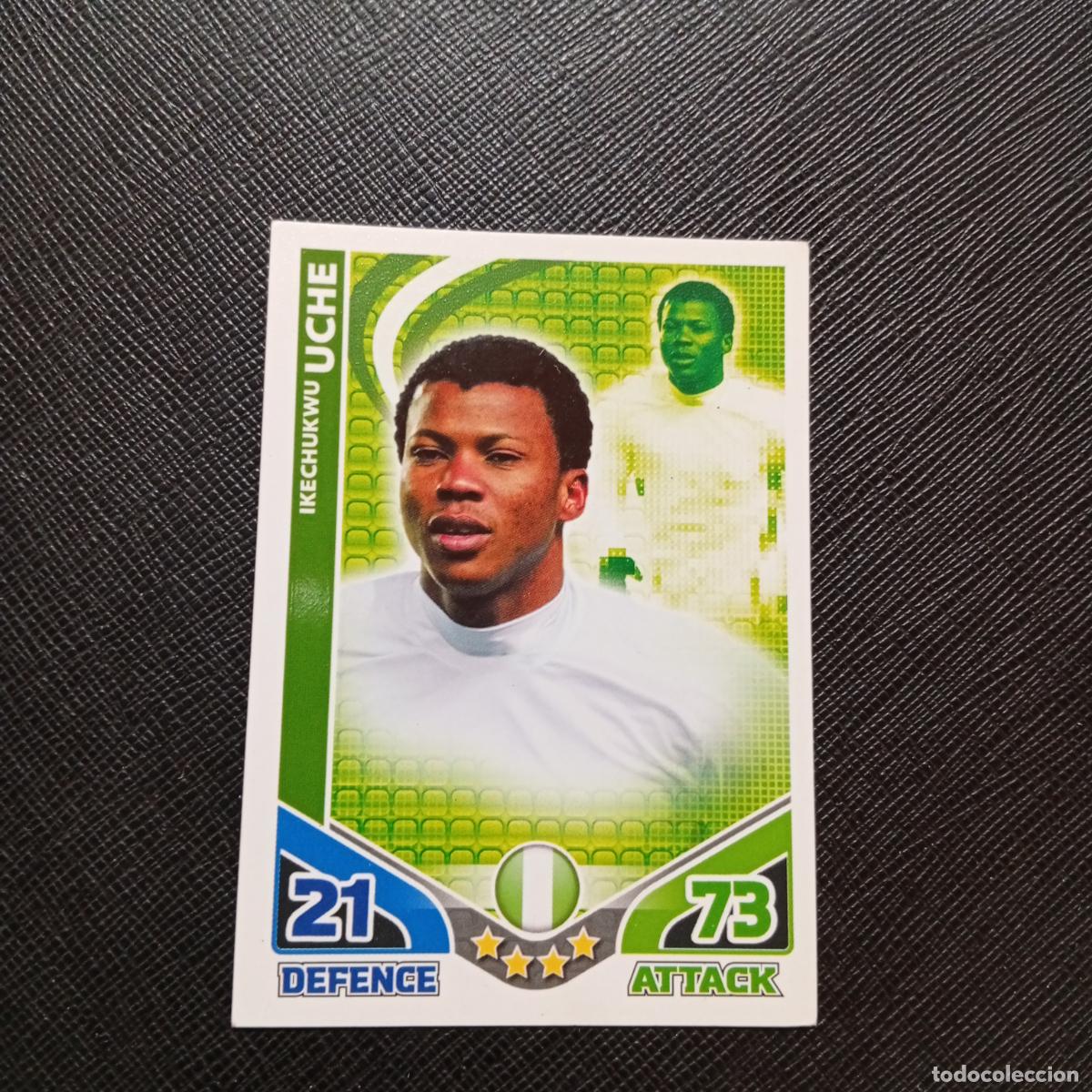 Cromos de Futebol: UCHE NIGERIA MATCH ATTAX SOUTH AFRICA 2010 MUNDIAL CROMO WORLD FUTBOL 10 - A150 PG343