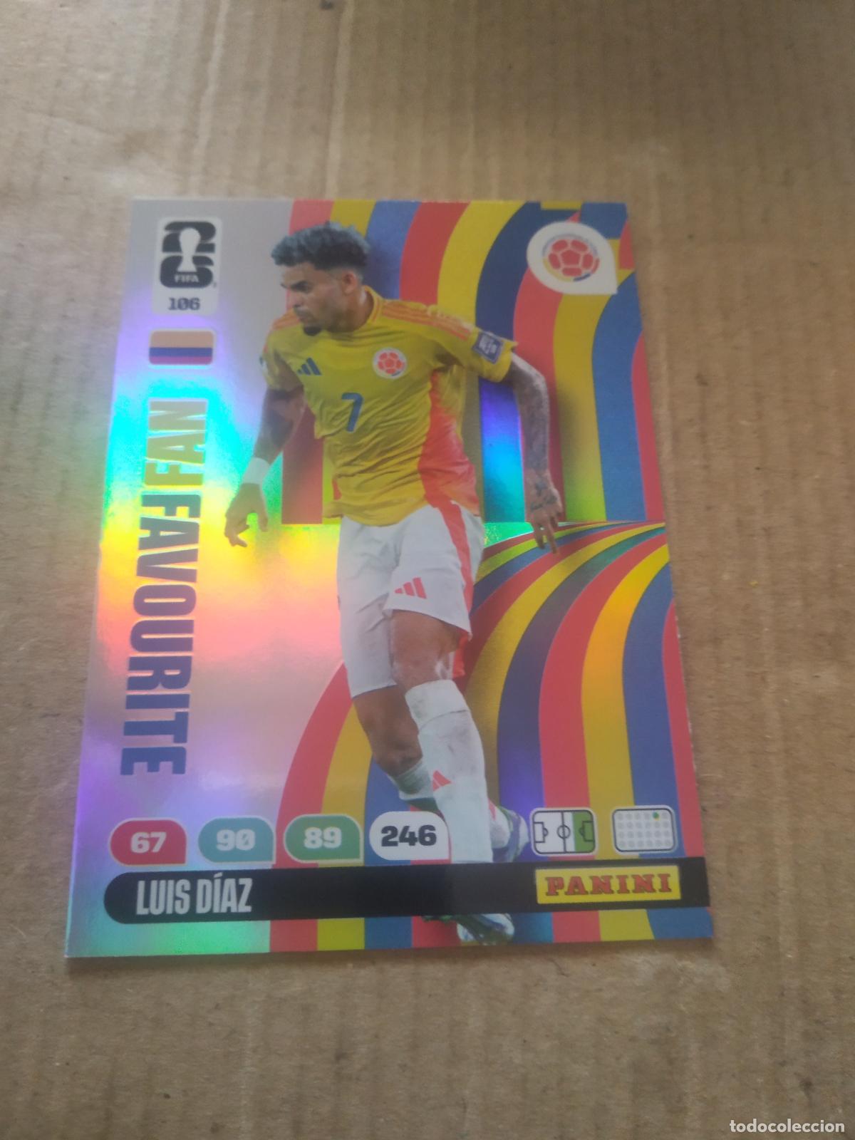 Cromos de Futebol: 106 LUIS DIAZ COLOMBIA CROMO FUTBOL PANINI ADRENALYN MUNDIAL 2026 WORLD CUP