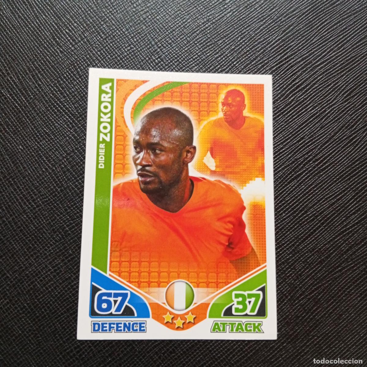 Cromos de Futebol: ZOKORA COSTA MARFIL MATCH ATTAX SOUTH AFRICA 2010 MUNDIAL CROMO WORLD FUTBOL 10 - A150 PG343