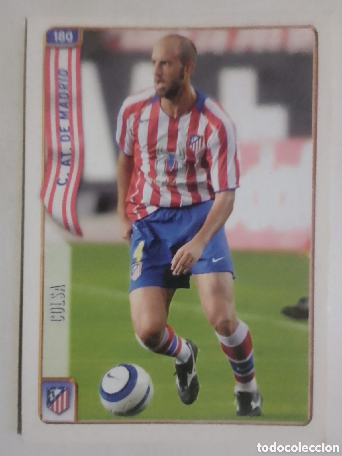 Cromos de Futebol: Mundicromo 2005 n&deg; 10 Colsa &bull; Atl&eacute;tico de Madrid.