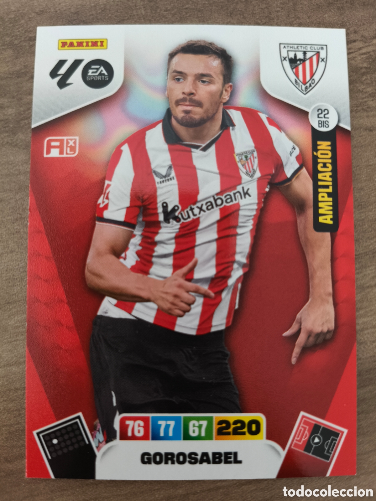 Cromos de Futebol: 22 Bis Gorosabel Ampliacion Ath. Bilbao Adrenalyn XL La Liga 25 26