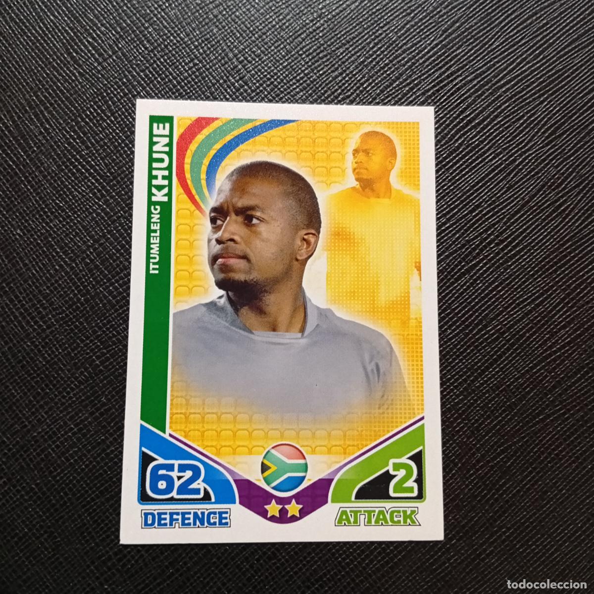Cromos de Futebol: KHUNE SOUTH AFRICA MATCH ATTAX SOUTH AFRICA 2010 MUNDIAL CROMO WORLD FUTBOL 10 - A150 PG352