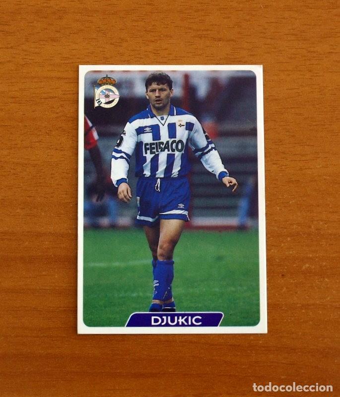 Cromos de Futebol: Deportivo La Coru&ntilde;a -N&ordm; 24 Djukic -Las Fichas de la Liga 95-96-1995-1996 -Mundicromo Sport