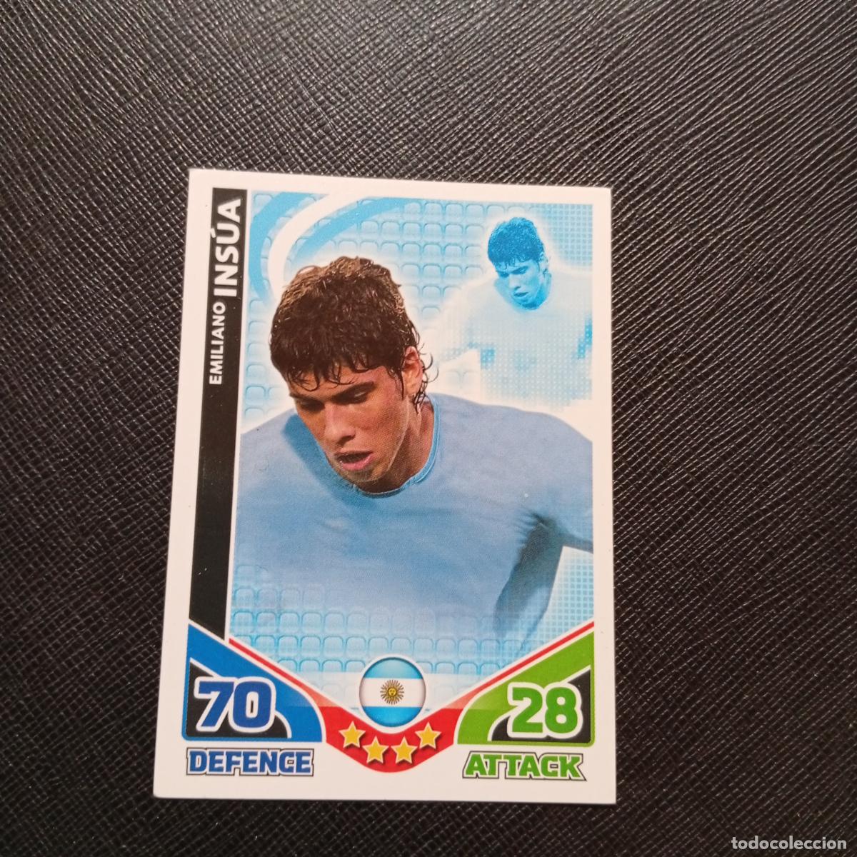 Cromos de Futebol: INSUA ARGENTINA MATCH ATTAX SOUTH AFRICA 2010 MUNDIAL CROMO WORLD FUTBOL 10 - A150 PG370