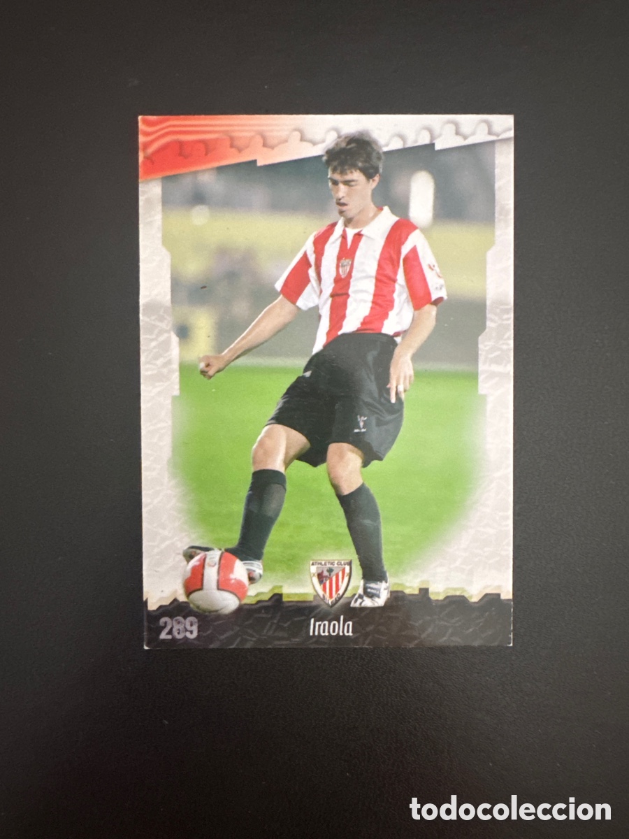 Cromos de f&uacute;tbol: IRAOLA ATHLETIC DE BILBAO NUMERO 289 ERROR MUNDICROMO 2008 LAS FICHAS DE LA LIGA 2009
