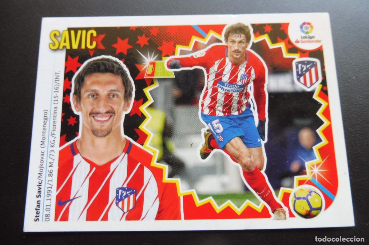 Cromos de f&uacute;tbol: CROMOS PANINI - LIGA SANTANDER 2018/19 ESTE - AT DE MADRID - N&Uacute;M 6 - SAVIC