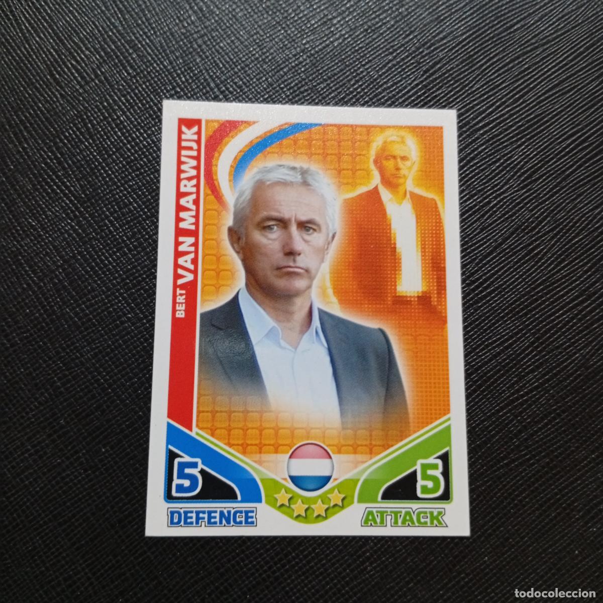 Figurine di Calcio: VAN MARWIJK HOLANDA MATCH ATTAX SOUTH AFRICA 2010 MUNDIAL CROMO WORLD FUTBOL 10 - A150 PG370