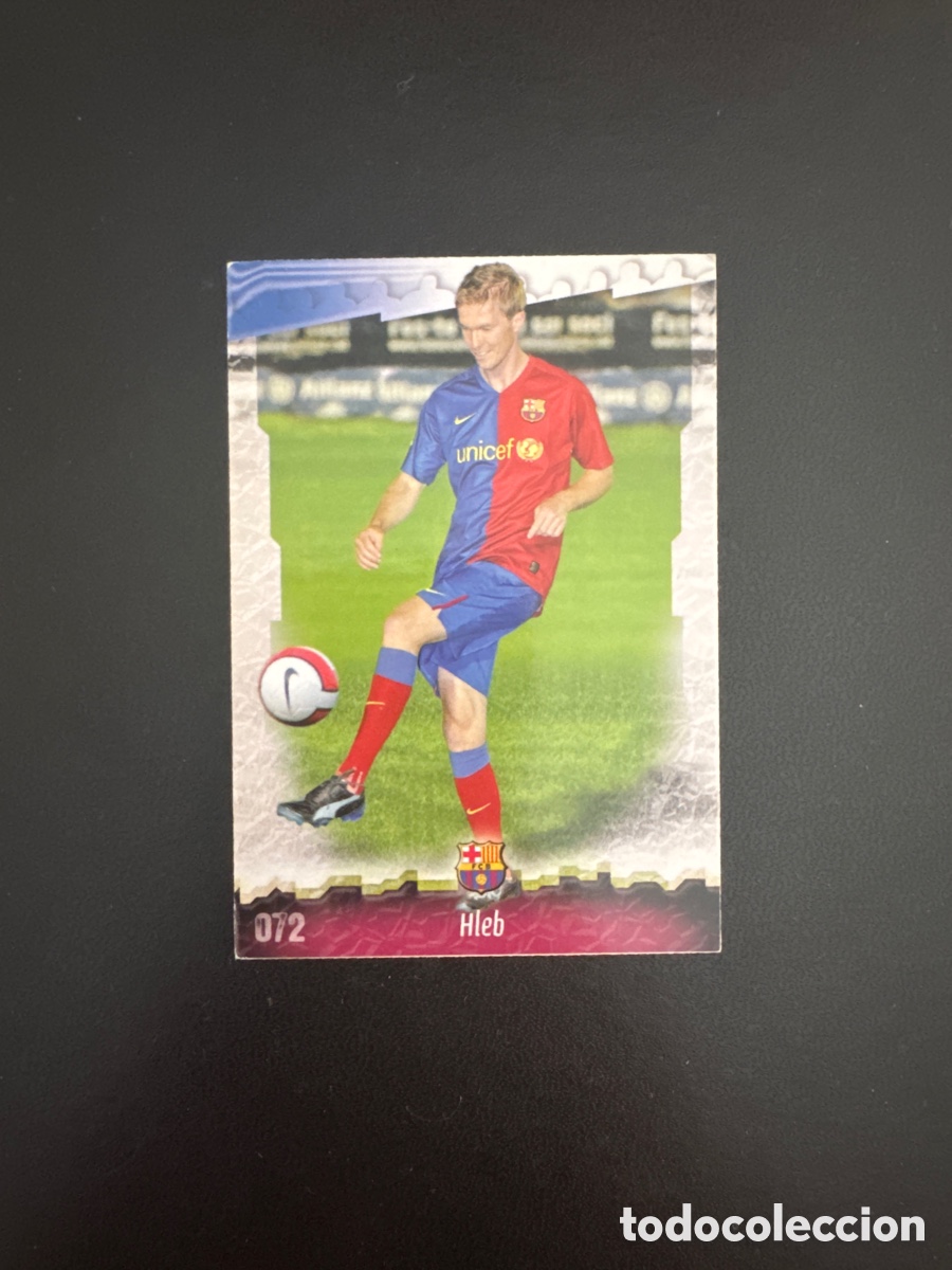 Figurine di Calcio: HLEB BARCELONA N&Uacute;MERO 72 MUNDICROMO 2008 LAS FICHAS DE LA LIGA 2009