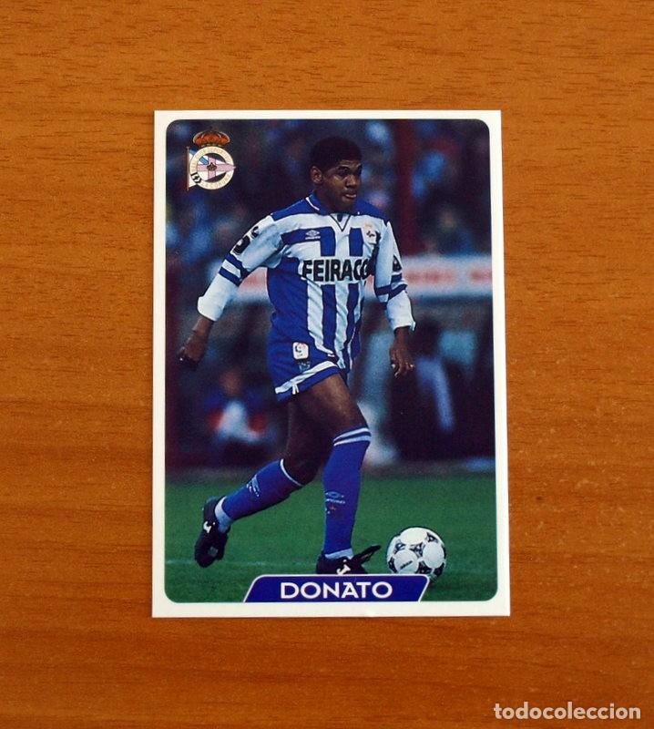 Figurine di Calcio: Deportivo La Coru&ntilde;a -N&ordm; 28 Donato -Las Fichas de la Liga 95-96-1995-1996 -Mundicromo Sport