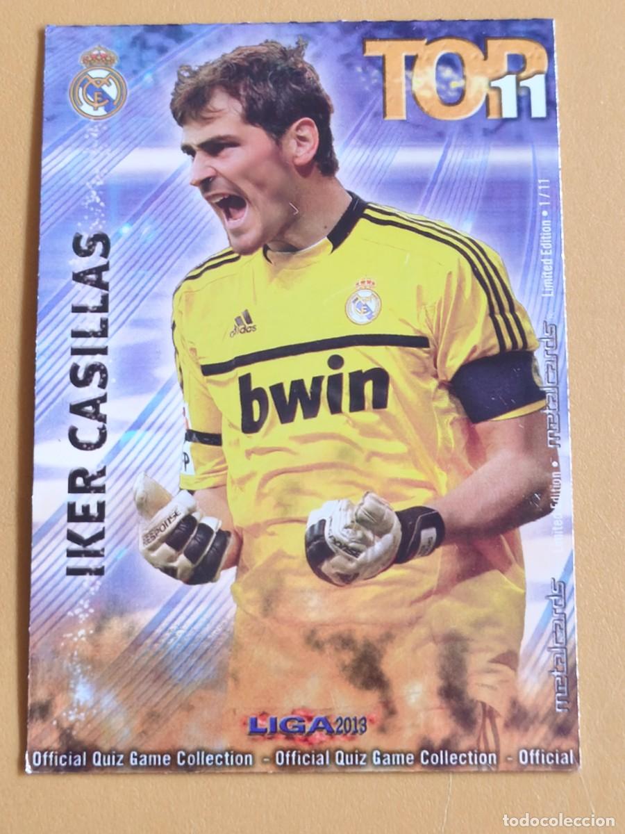 Figurine di Calcio: casillas, 2013 top mundicromo edicion limitada