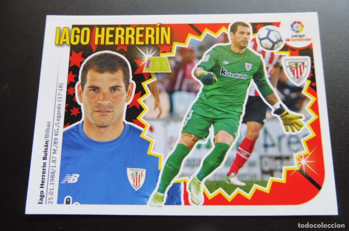 Figurine di Calcio: CROMOS PANINI - LIGA SANTANDER 2018/19 ESTE - ATHLETIC CL&Uacute;B - N&Uacute;M 2 - IAGO HERRER&Iacute;N