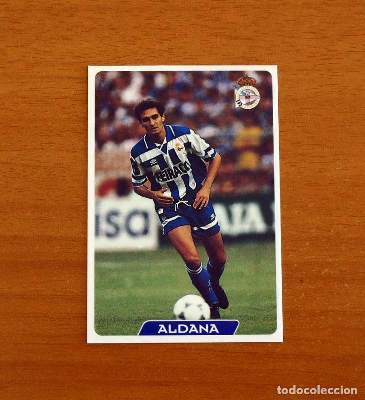 Figurine di Calcio: Deportivo La Coru&ntilde;a -N&ordm; 29 Aldana -Las Fichas de la Liga 95-96-1995-1996 -Mundicromo Sport