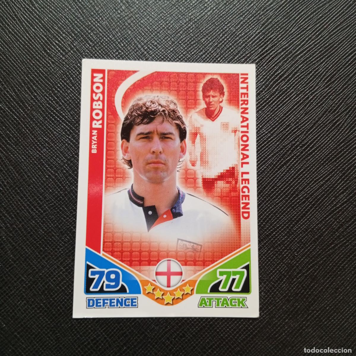 Figurine di Calcio: ROBSON INGLATERRA MATCH ATTAX SOUTH AFRICA 2010 MUNDIAL CROMO WORLD FUTBOL 10 - A150 PG379 LEGEND