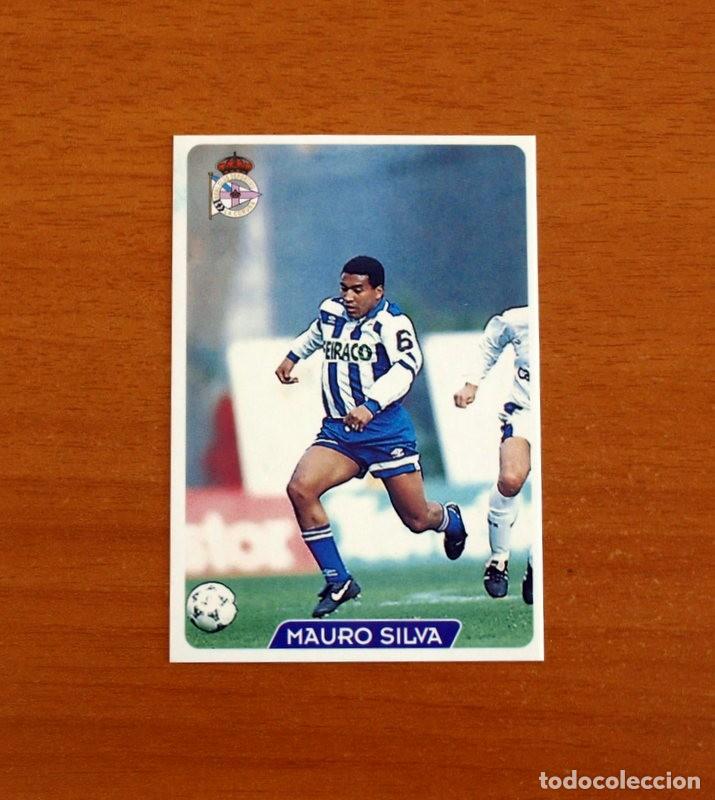 Figurine di Calcio: Deportivo La Coru&ntilde;a -N&ordm; 31 Mauro Silva -Las Fichas de la Liga 95-96-1995-1996 -Mundicromo Sport