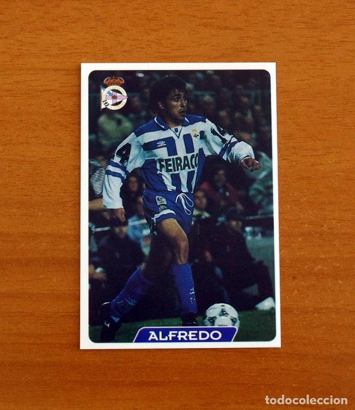 Figurine di Calcio: Deportivo La Coru&ntilde;a -N&ordm; 32 Alfredo -Las Fichas de la Liga 95-96-1995-1996 -Mundicromo Sport