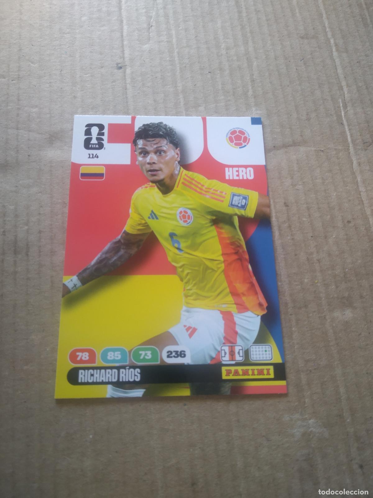 Figurine di Calcio: 114 RICHARD RIOS COLOMBIA CROMO FUTBOL PANINI ADRENALYN MUNDIAL 2026 WORLD CUP