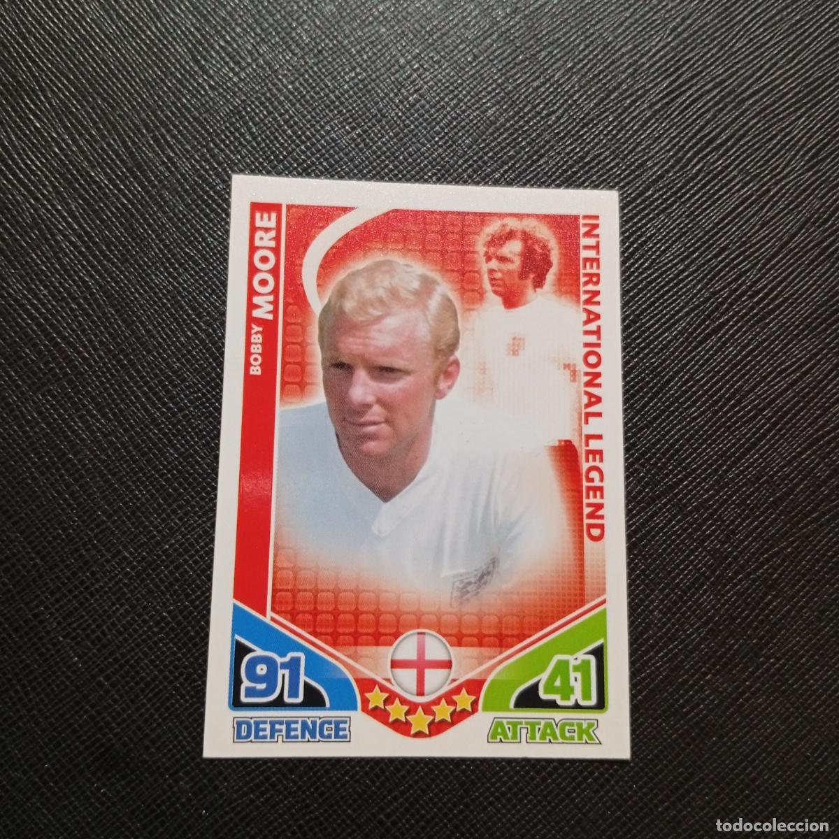 Figurine di Calcio: MOORE INGLATERRA MATCH ATTAX SOUTH AFRICA 2010 MUNDIAL CROMO WORLD FUTBOL 10 - A150 PG388 LEGEND