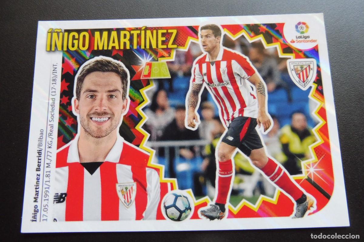 Figurine di Calcio: CROMOS PANINI - LIGA SANTANDER 2018/19 ESTE - ATHLETIC CL&Uacute;B - N&Uacute;M 5 - I&Ntilde;IGO MART&Iacute;NEZ