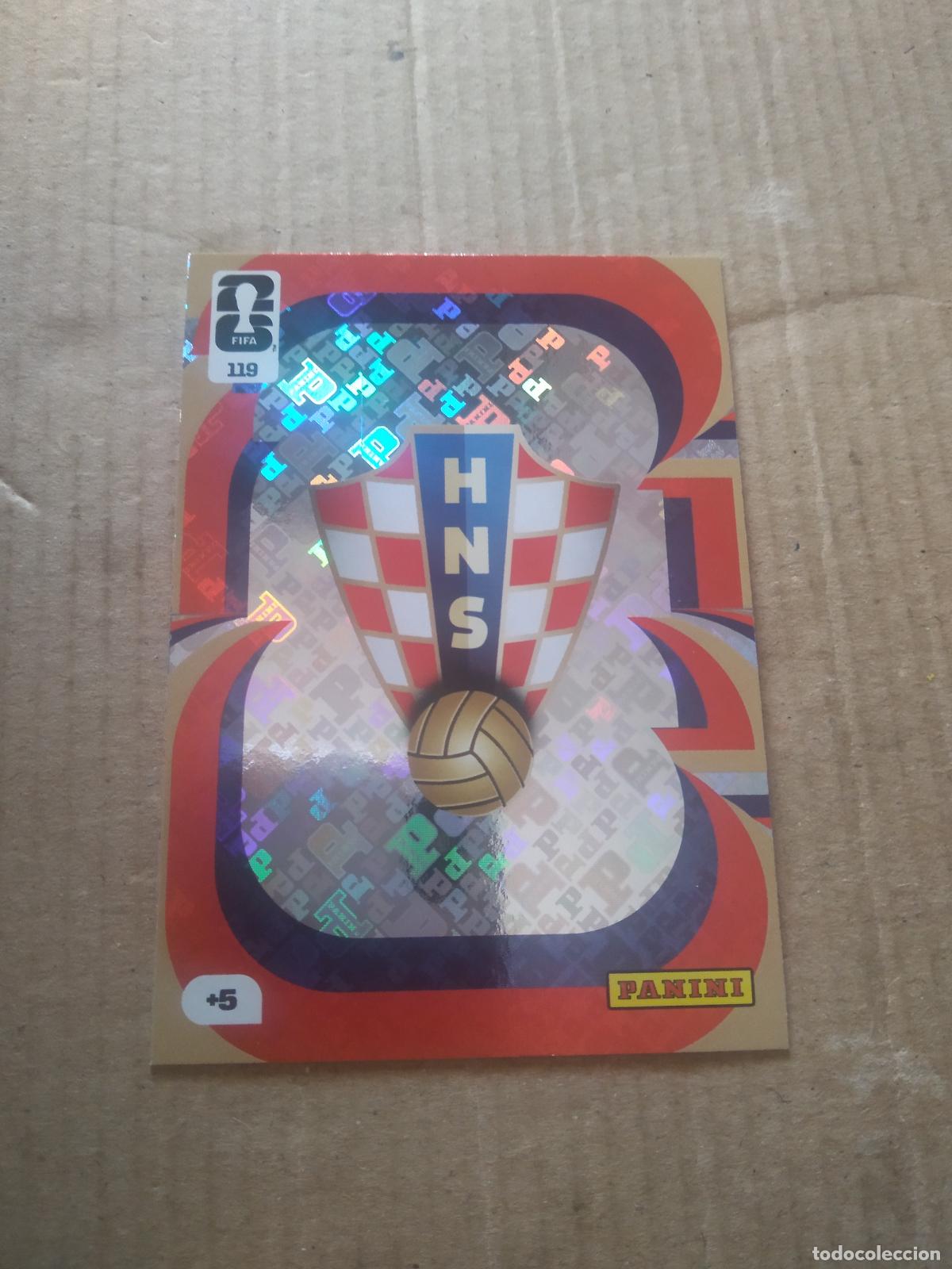 Cromos de f&uacute;tbol: 119 ESCUDO CROACIA CROMO FUTBOL PANINI ADRENALYN MUNDIAL 2026 WORLD CUP