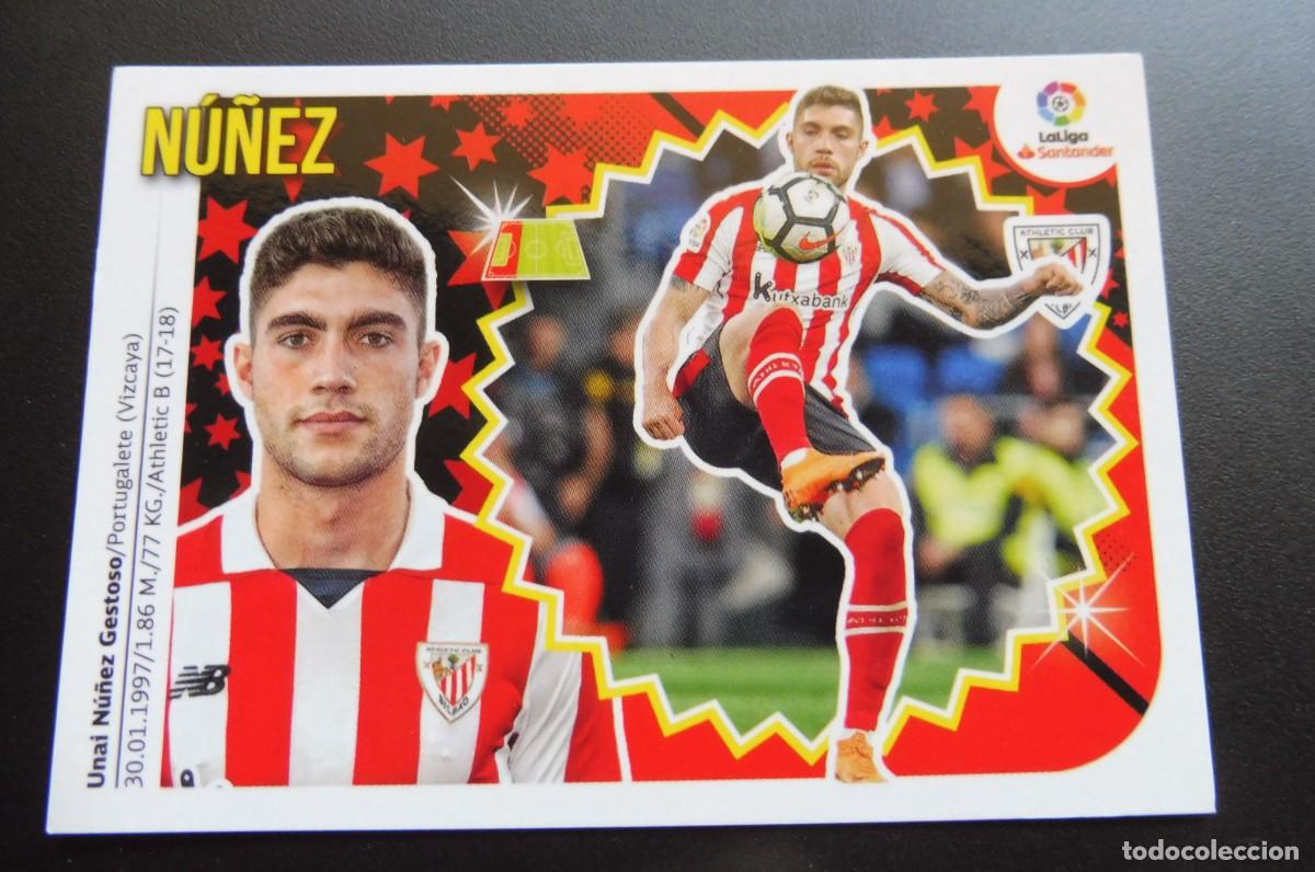Cromos de f&uacute;tbol: CROMOS PANINI - LIGA SANTANDER 2018/19 ESTE - ATHLETIC CL&Uacute;B - N&Uacute;M 6 - N&Uacute;&Ntilde;EZ