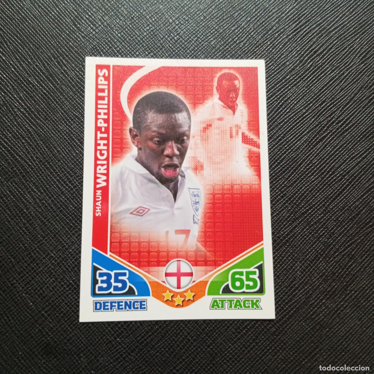Cromos de f&uacute;tbol: WRIGHT PHILLIPS INGLATERRA MATCH ATTAX SOUTH AFRICA 2010 MUNDIAL CROMO WORLD FUTBOL 10 - A150 PG397