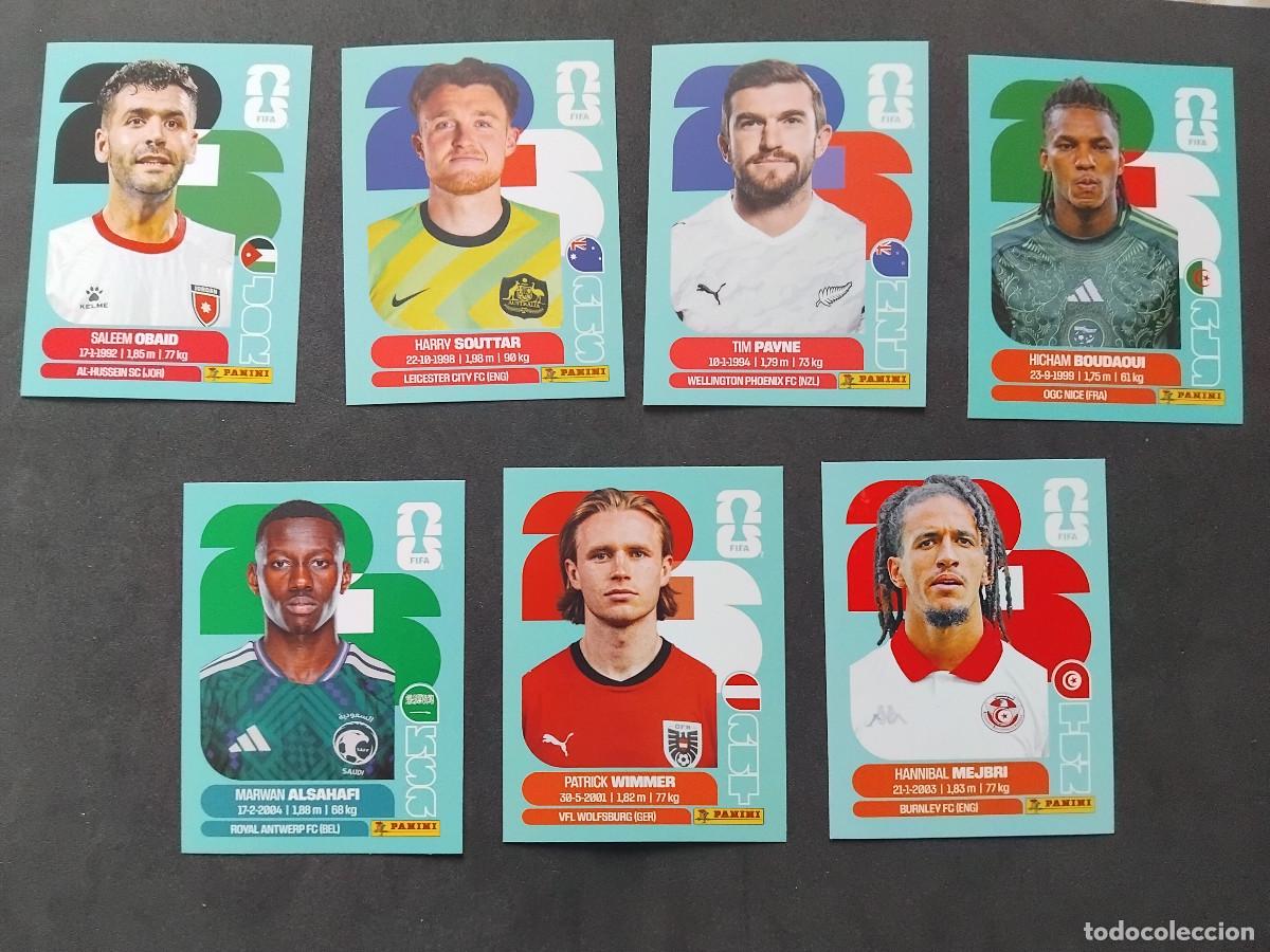 Cromos de f&uacute;tbol: 7 CROMOS MUNDIAL 2026 - LOTE DE 7 CROMOS VARIADOS - PANINI FIFA WORLD CUP 2026 - MUNDIAL 2026 26