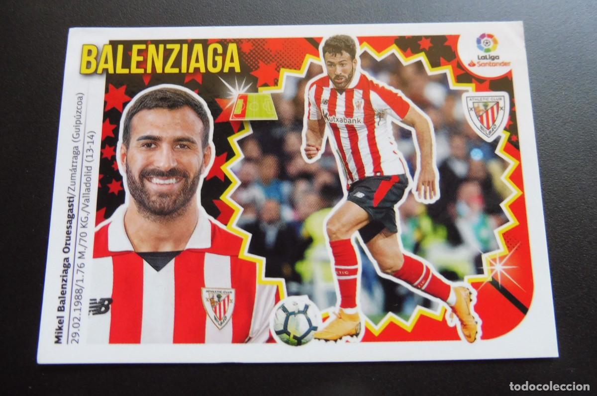 Cromos de f&uacute;tbol: CROMOS PANINI - LIGA SANTANDER 2018/19 ESTE - ATHLETIC CL&Uacute;B - N&Uacute;M 7 - BALENZIAGA