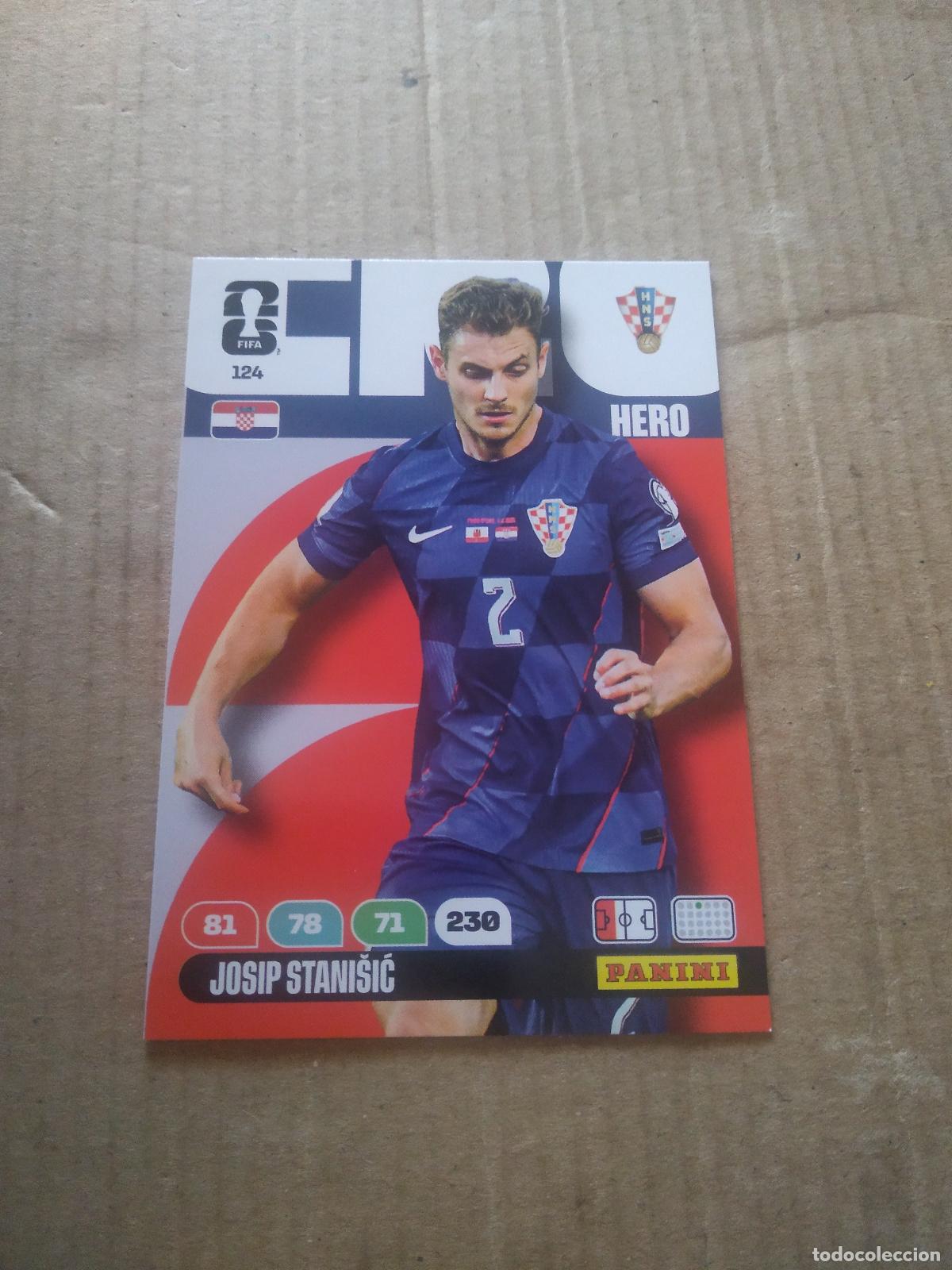 Cromos de f&uacute;tbol: 124 STANISIC CROACIA CROMO FUTBOL PANINI ADRENALYN MUNDIAL 2026 WORLD CUP
