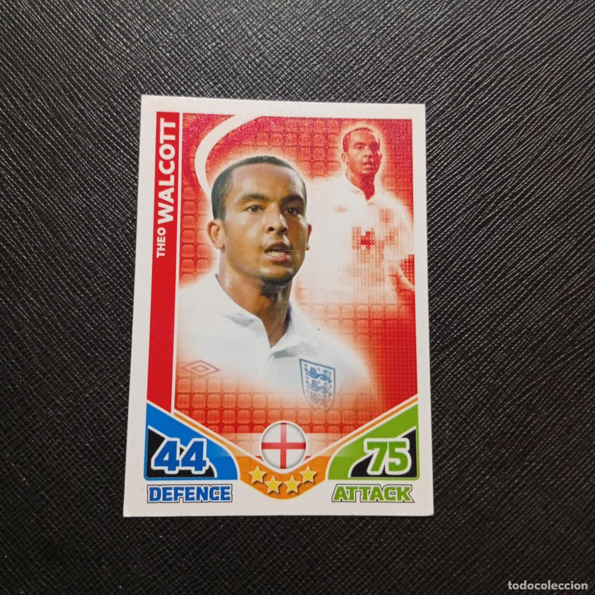 Cromos de f&uacute;tbol: WALCOTT INGLATERRA MATCH ATTAX SOUTH AFRICA 2010 MUNDIAL CROMO WORLD FUTBOL 10 - A150 PG406