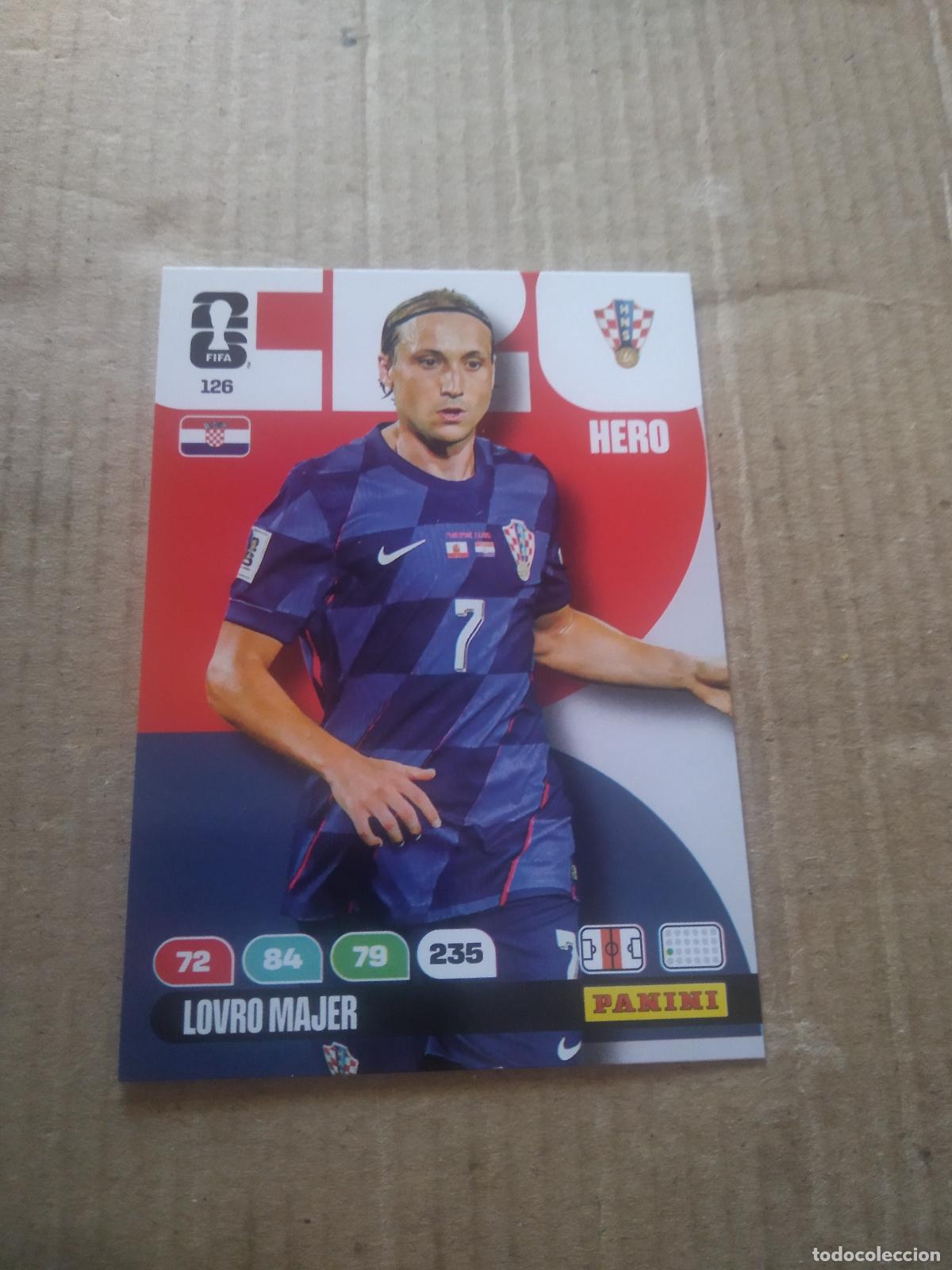 Cromos de f&uacute;tbol: 126 LOVRO MAJER CROACIA CROMO FUTBOL PANINI ADRENALYN MUNDIAL 2026 WORLD CUP