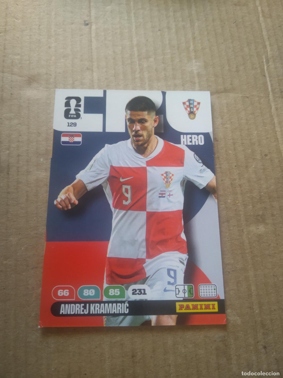 Cromos de f&uacute;tbol: 129 KRAMARIC CROACIA CROMO FUTBOL PANINI ADRENALYN MUNDIAL 2026 WORLD CUP