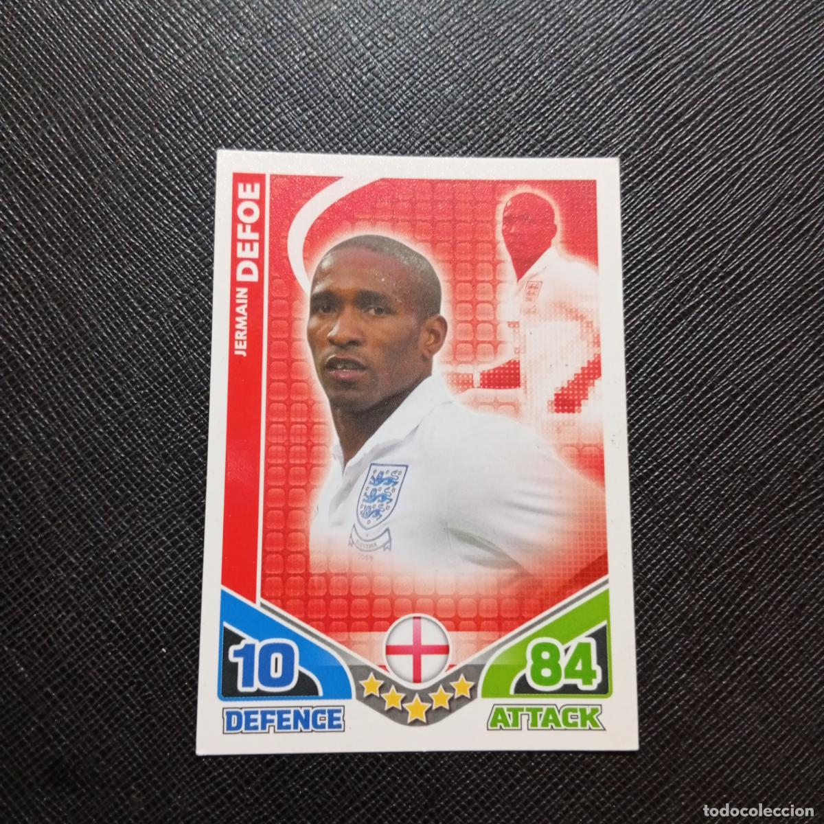 Cromos de f&uacute;tbol: DEFOE INGLATERRA MATCH ATTAX SOUTH AFRICA 2010 MUNDIAL CROMO WORLD FUTBOL 10 - A150 PG406