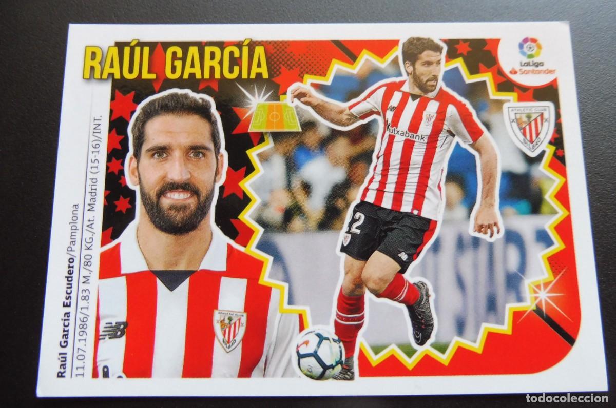Cromos de f&uacute;tbol: CROMOS PANINI - LIGA SANTANDER 2018/19 ESTE - ATHLETIC CL&Uacute;B - N&Uacute;M 12 - RA&Uacute;L GARC&Iacute;A