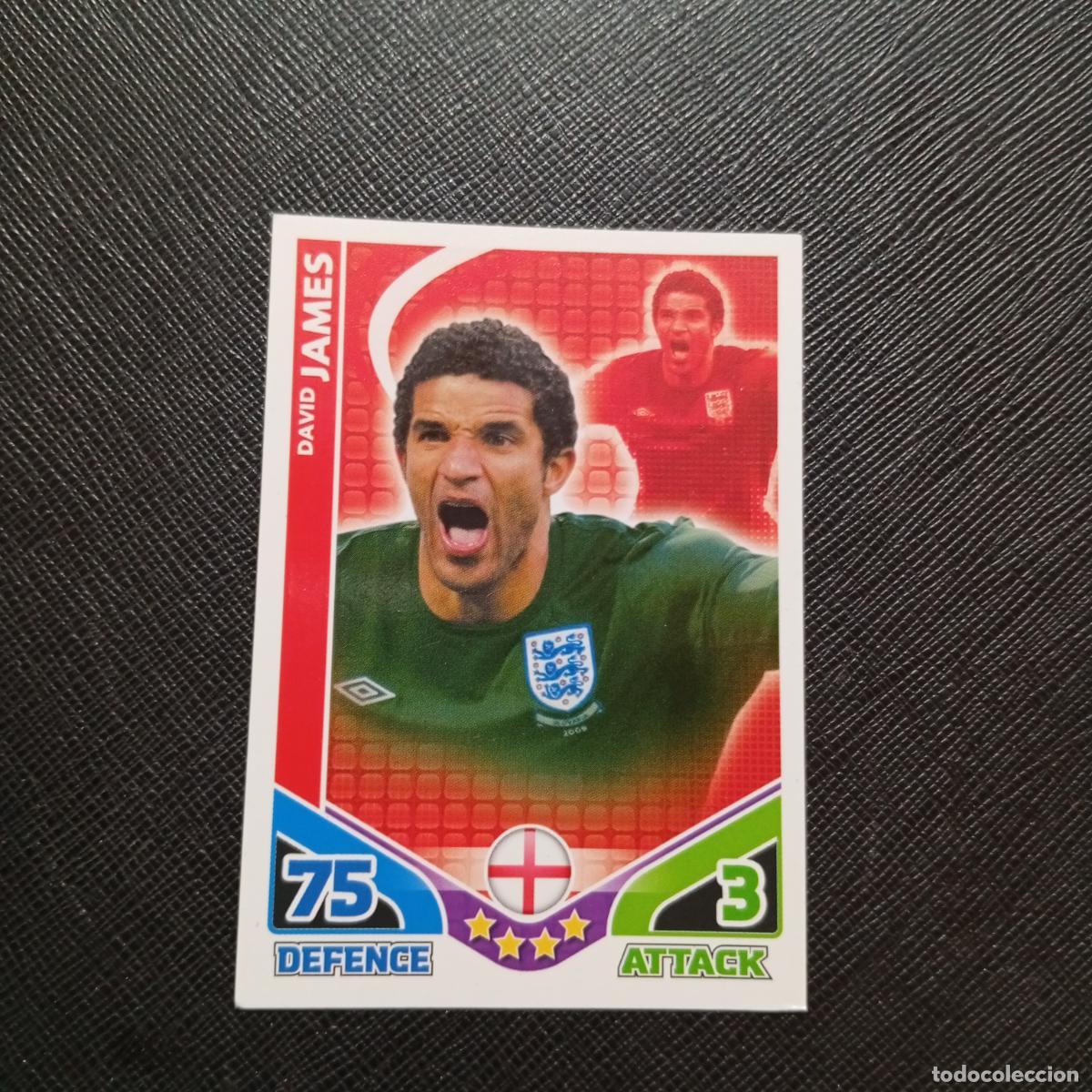 Cromos de f&uacute;tbol: JAMES INGLATERRA MATCH ATTAX SOUTH AFRICA 2010 MUNDIAL CROMO WORLD FUTBOL 10 - A150 PG406