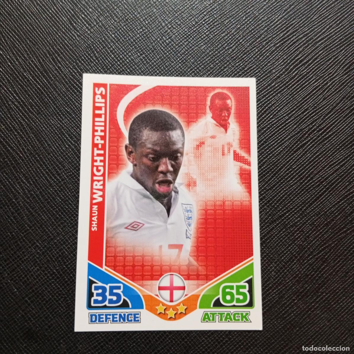 Cromos de f&uacute;tbol: WRIGHT PHILLIPS INGLATERRA MATCH ATTAX SOUTH AFRICA 2010 MUNDIAL CROMO WORLD FUTBOL 10 - A150 PG415
