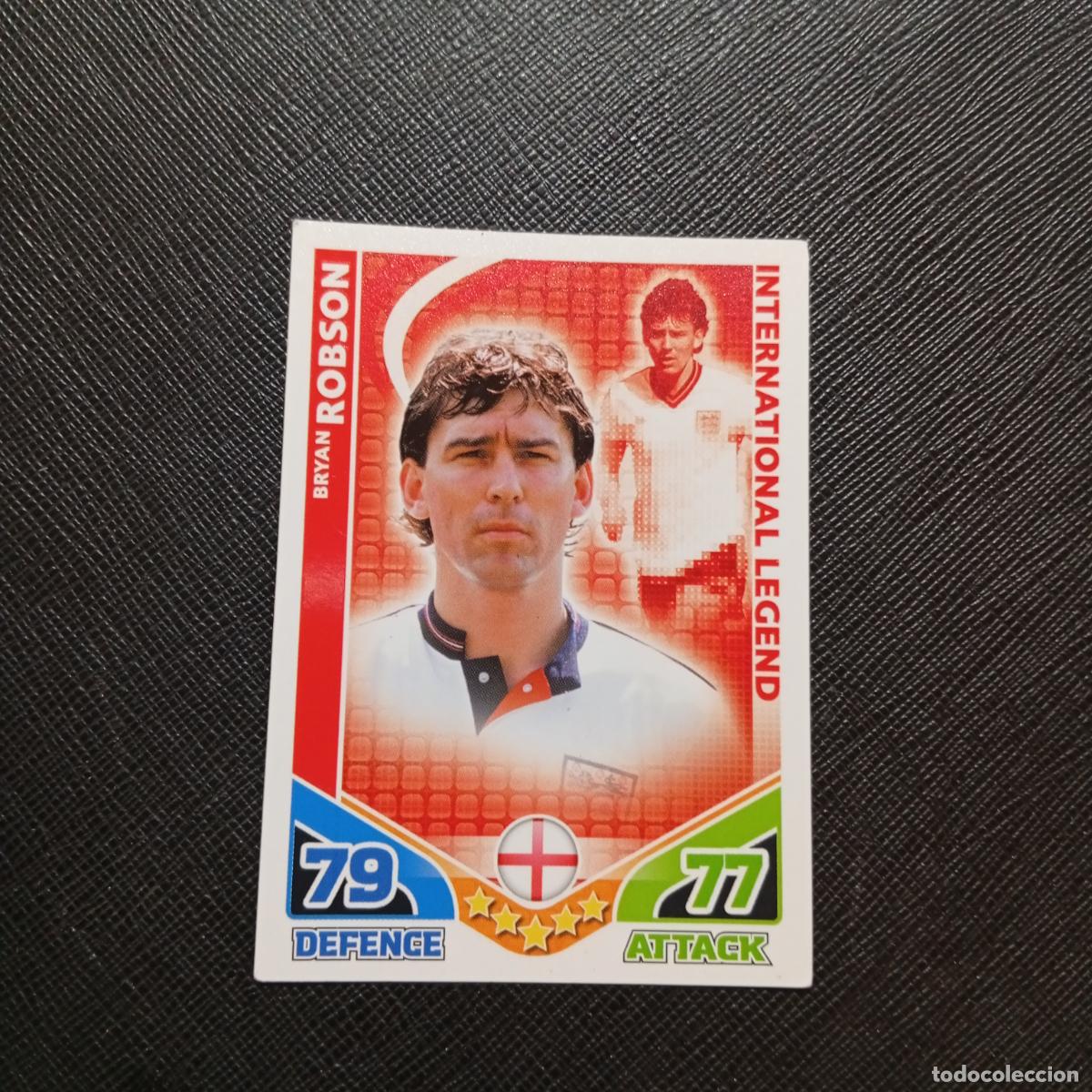 Cromos de f&uacute;tbol: ROBSON NGLATERRA MATCH ATTAX SOUTH AFRICA 2010 MUNDIAL CROMO WORLD FUTBOL 10 - A150 PG415 LEGEND