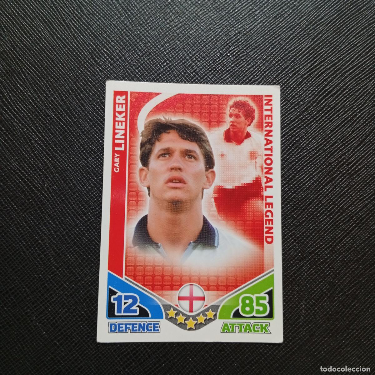 Cromos de f&uacute;tbol: LINEKER INGLATERRA MATCH ATTAX SOUTH AFRICA 2010 MUNDIAL CROMO WORLD FUTBOL 10 - A150 PG415 LEGEND