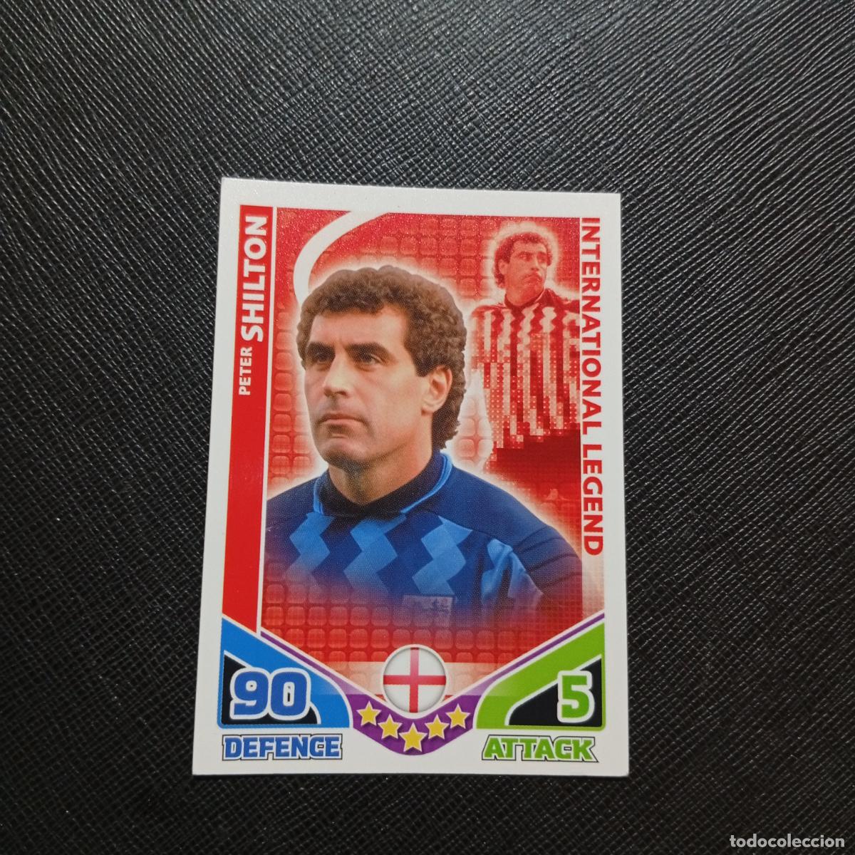 Cromos de f&uacute;tbol: SHILTON INGLATERRA MATCH ATTAX SOUTH AFRICA 2010 MUNDIAL CROMO WORLD FUTBOL 10 - A150 PG424 LEGEND