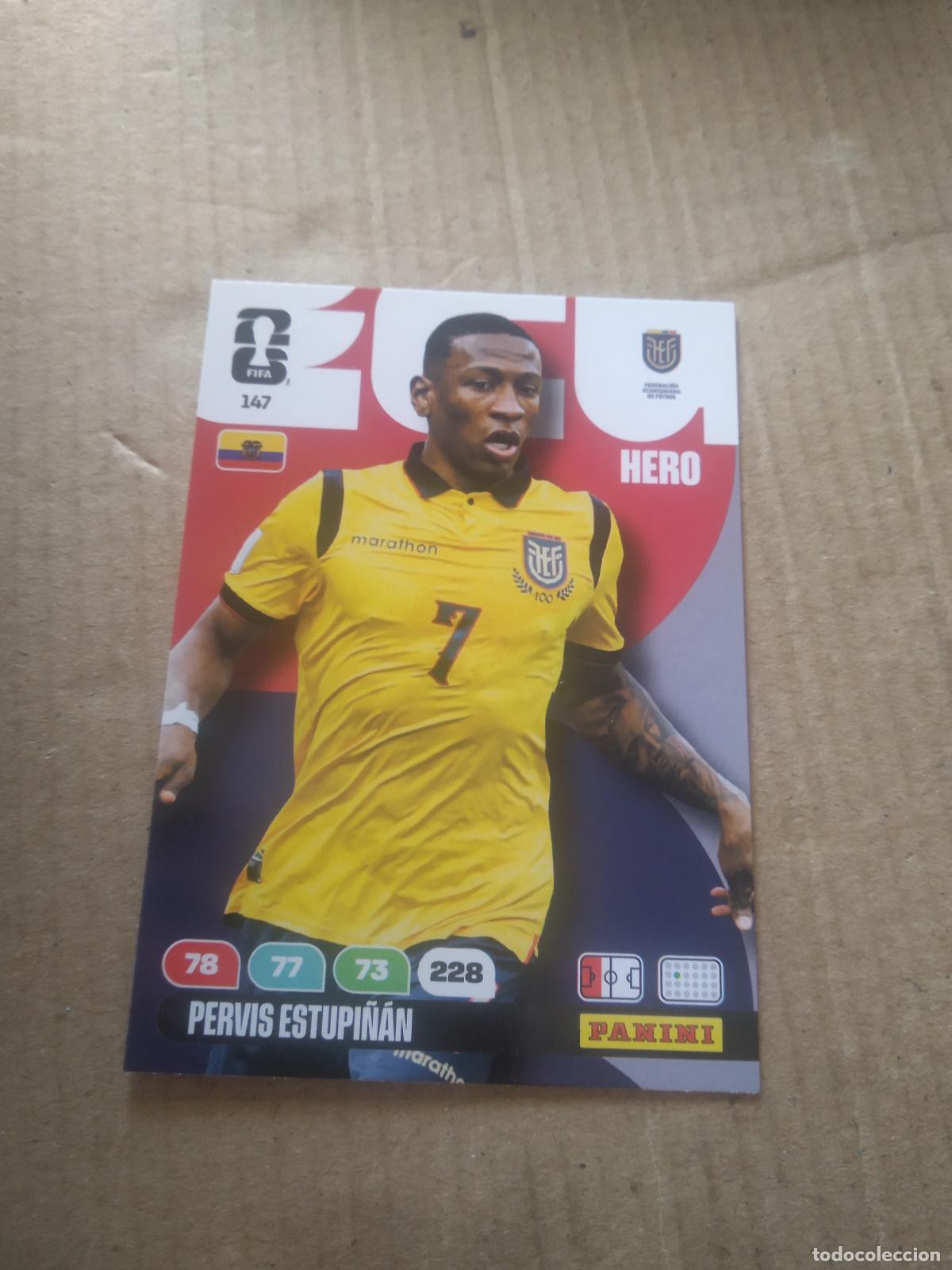 Cromos de f&uacute;tbol: 147 PERVIS ESTUPI&Ntilde;AN ECUADOR CROMO FUTBOL PANINI ADRENALYN MUNDIAL 2026 WORLD CUP
