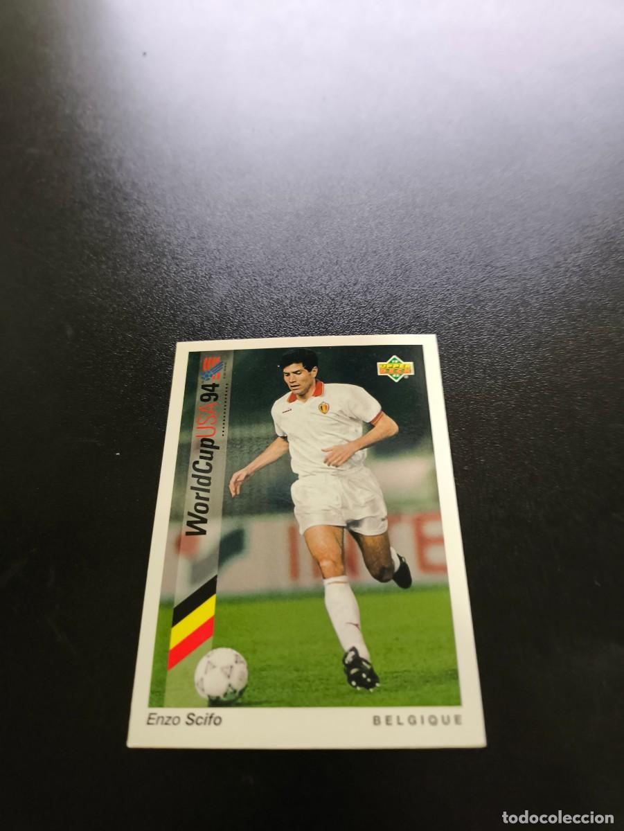 Cromos de f&uacute;tbol: 11 Enzo Scifo BELGICA BELGIUM UPPER DECK WORLD CUP MUNDIAL USA 94 1994 NO PANINI LIGA ESTE