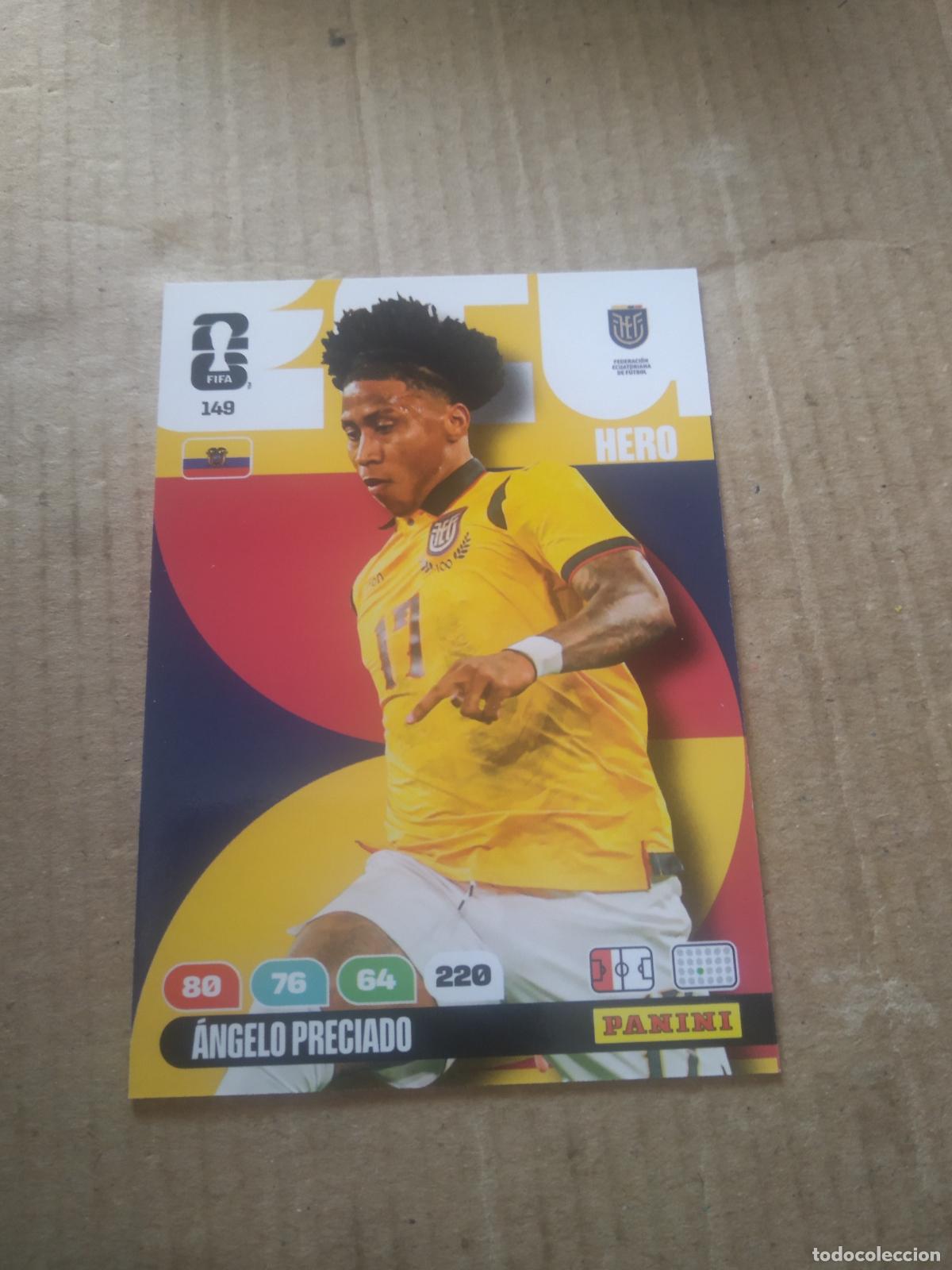 Cromos de f&uacute;tbol: 149 ANGELO PRECIADO ECUADOR CROMO FUTBOL PANINI ADRENALYN MUNDIAL 2026 WORLD CUP