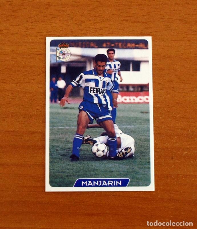 Cromos de f&uacute;tbol: Deportivo La Coru&ntilde;a -N&ordm; 34 Manjarin -Las Fichas de la Liga 95-96-1995-1996 -Mundicromo Sport
