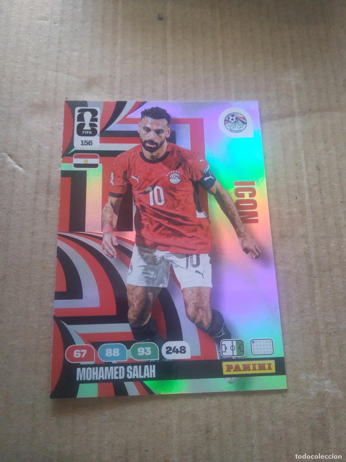 Cromos de f&uacute;tbol: 156 MOHAMED SALAH EGIPTO CROMO FUTBOL PANINI ADRENALYN MUNDIAL 2026 WORLD CUP