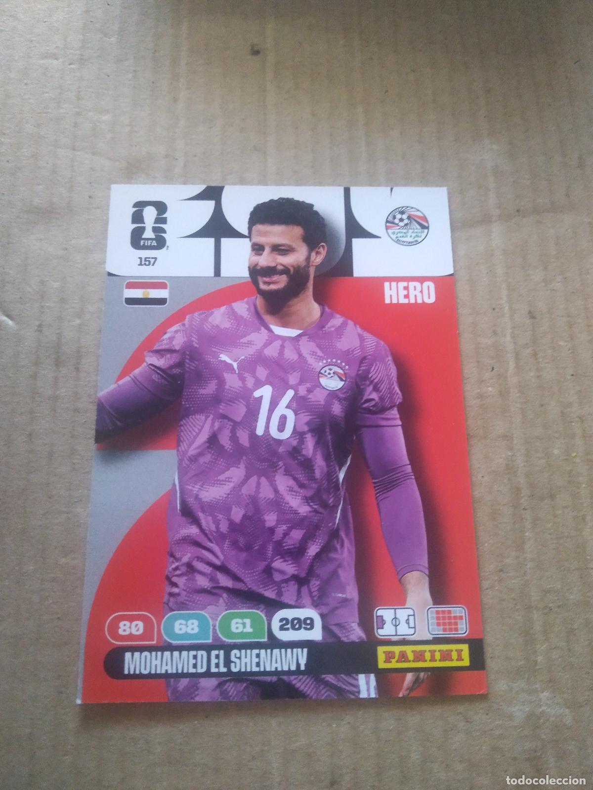 Cromos de f&uacute;tbol: 157 MOHAMED EL SHENAWY EGIPTO CROMO FUTBOL PANINI ADRENALYN MUNDIAL 2026 WORLD CUP