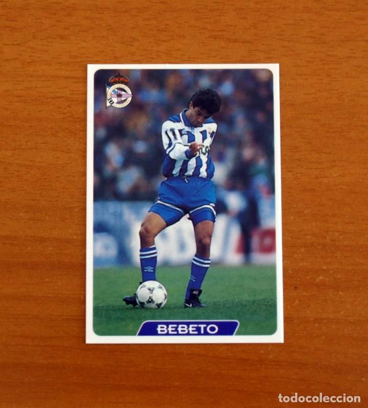 Cromos de f&uacute;tbol: Deportivo La Coru&ntilde;a -N&ordm; 36 Bebeto -Las Fichas de la Liga 95-96-1995-1996 -Mundicromo Sport