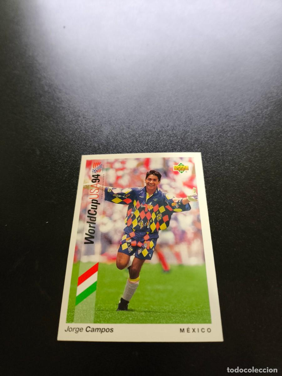 Fu&szlig;ball-Sticker: 17 Jorge Campos MEXICO MEJICO UPPER DECK WORLD CUP MUNDIAL USA 94 1994 NO PANINI LIGA ESTE