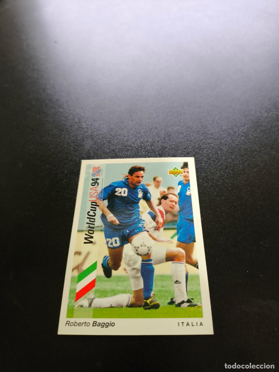 Cromos de f&uacute;tbol: 27 Roberto Baggio ITALIA ITALY UPPER DECK WORLD CUP MUNDIAL USA 94 1994 NO PANINI LIGA ESTE