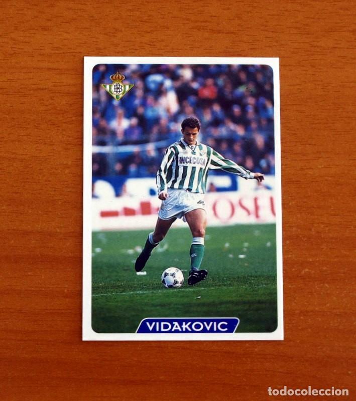 Cromos de f&uacute;tbol: Real Betis -N&ordm; 41 Vidakovic -Las Fichas de la Liga 95-96-1995-1996 -Mundicromo Sport